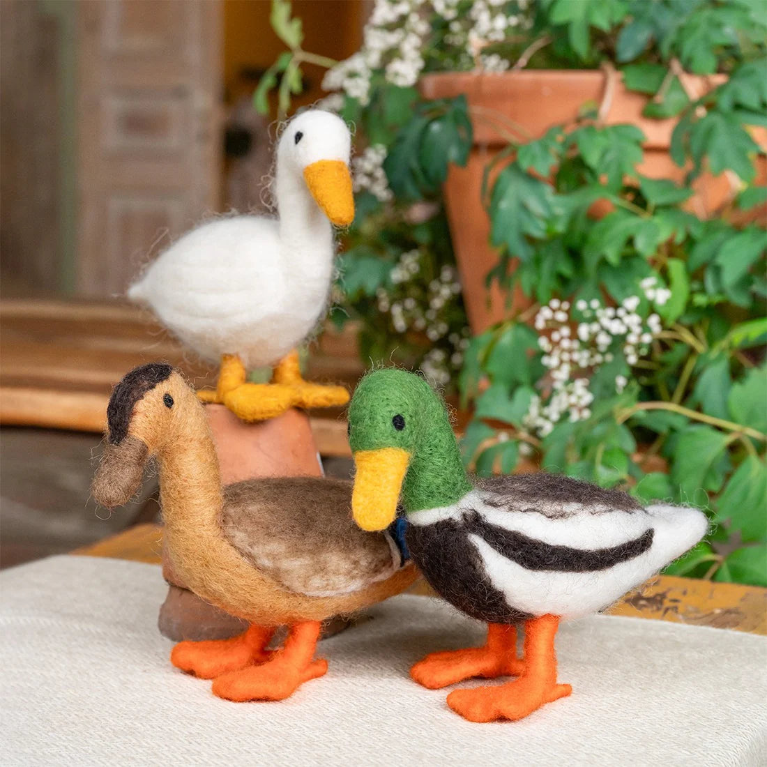 Decoratie eend wilde eend