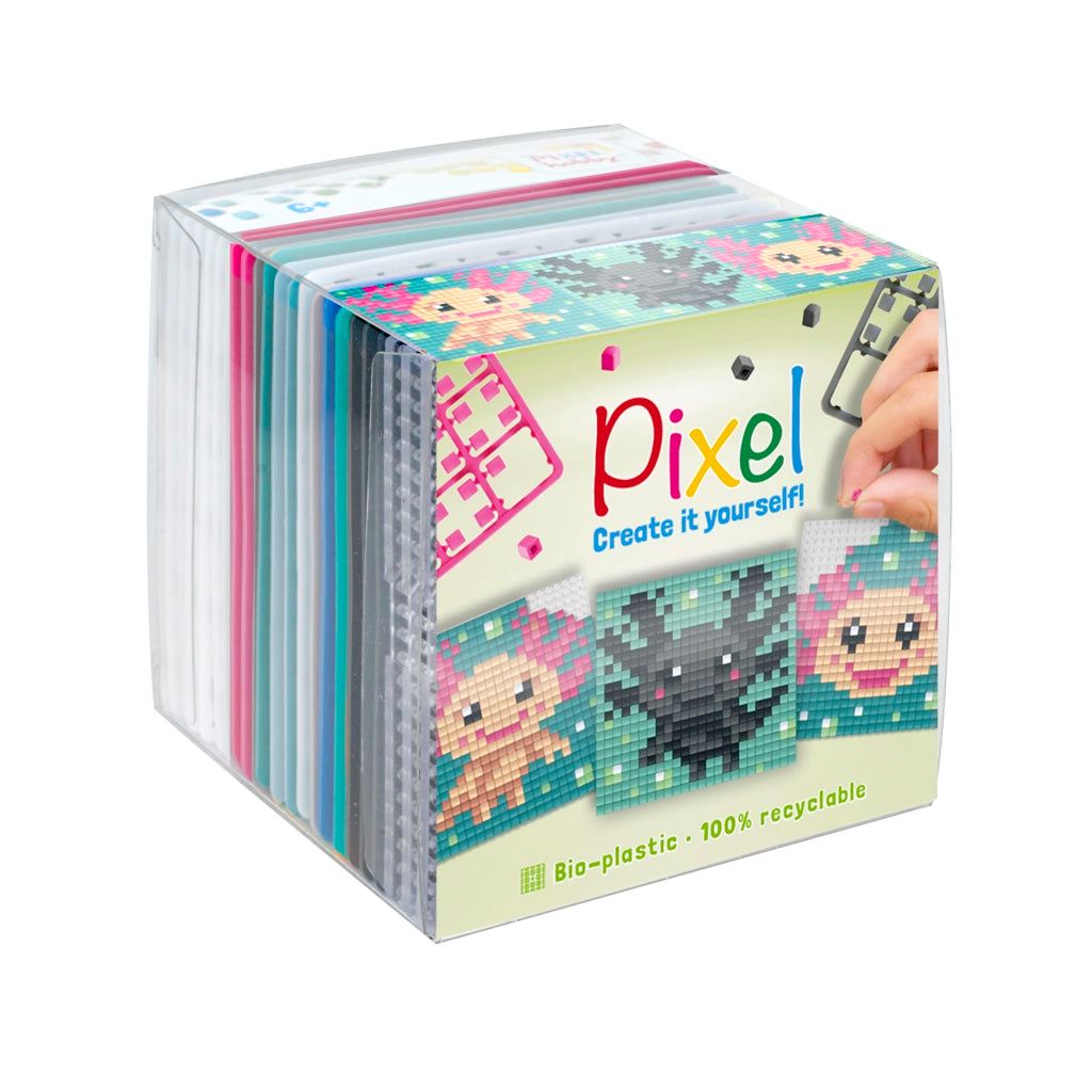 Pixel classic 3-pack - axolotl