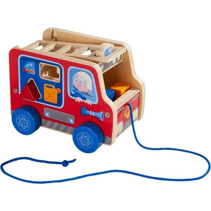 Trekfiguur brandweerauto