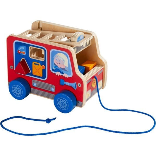 Trekfiguur brandweerauto