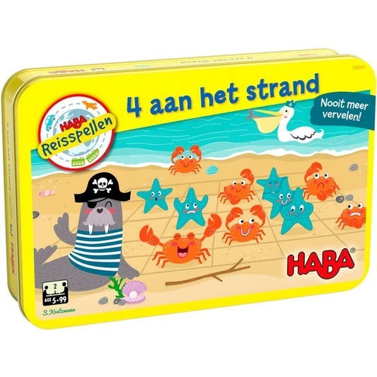 Haba 4 aan het strand