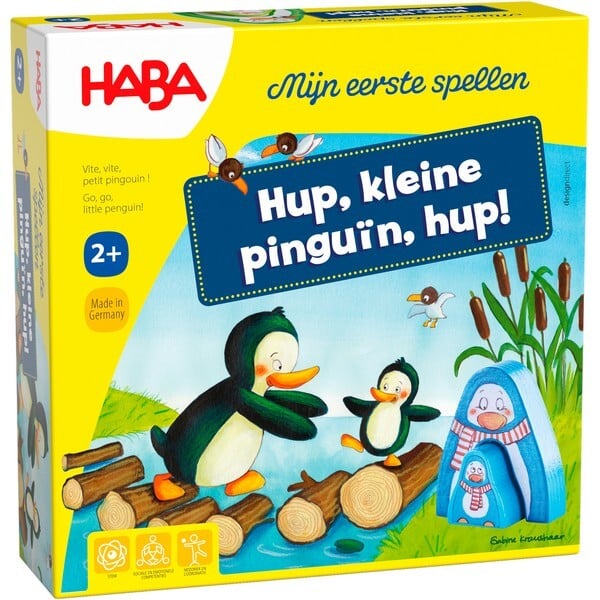 Haba hup, kleine pinguïn, hup!