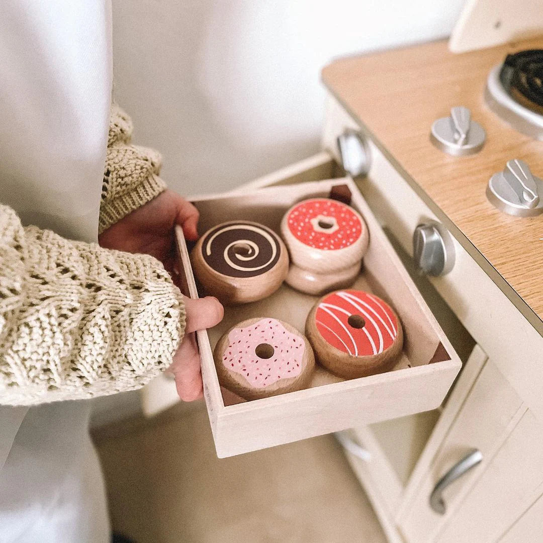 Krat met donuts