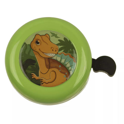 Metalen fietsbel dinosaurus