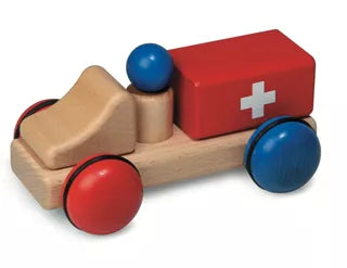 Fagus houten mini-ambulance F12.04