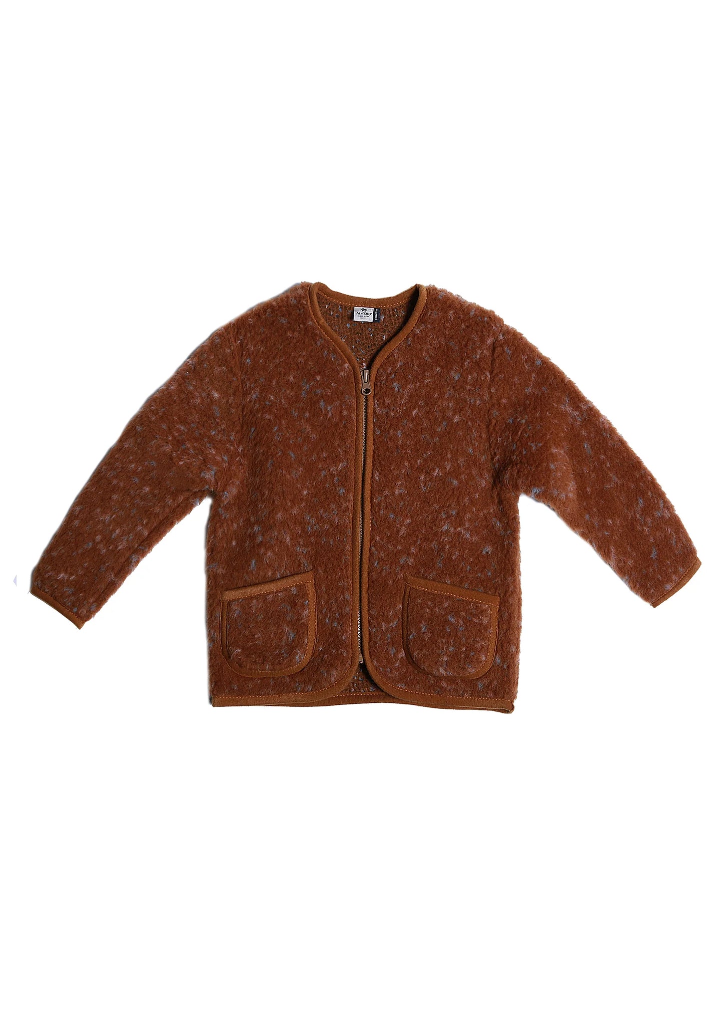 Vest koru light junior caramel multi dots