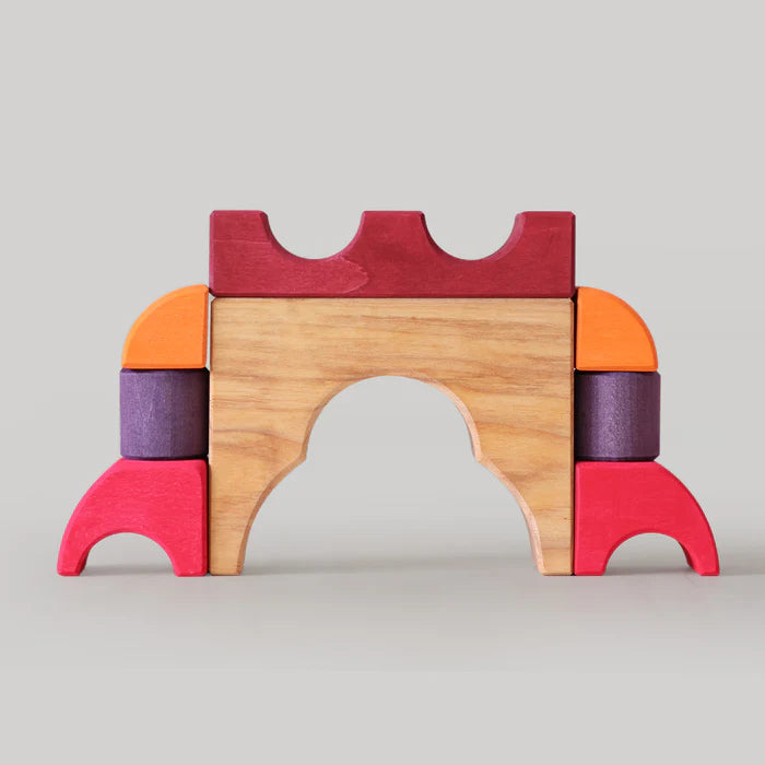 Grimm's bouwset rood
