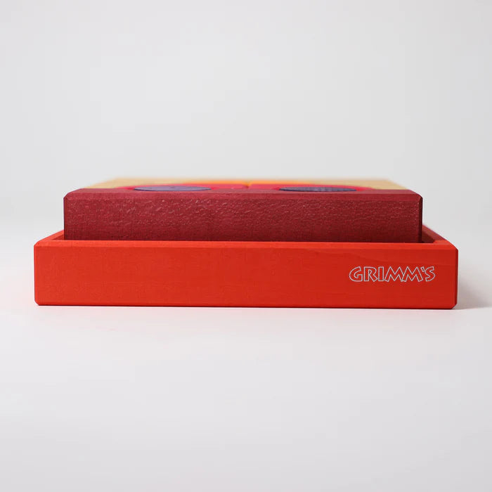 Grimm's bouwset rood