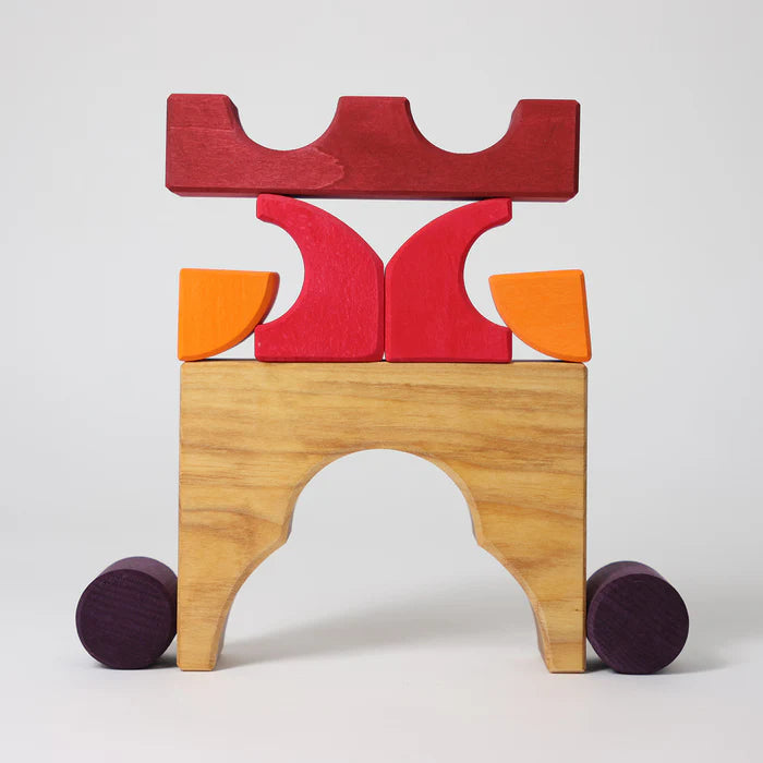 Grimm's bouwset rood