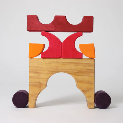 Grimm's bouwset rood
