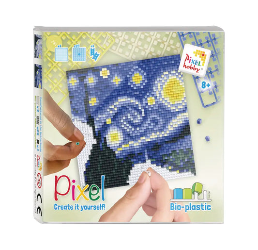 Pixel classic set sterrennacht Van Gogh