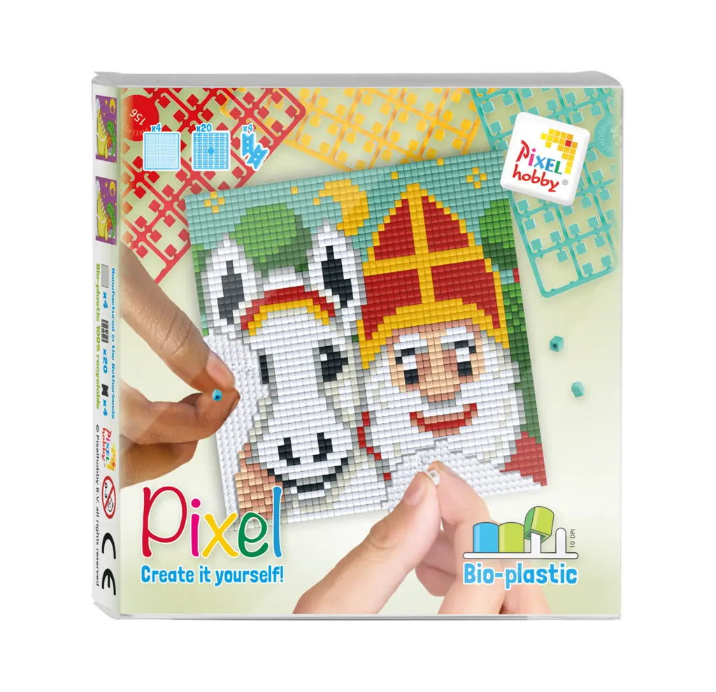 Pixel classic set sinterklaas met paard