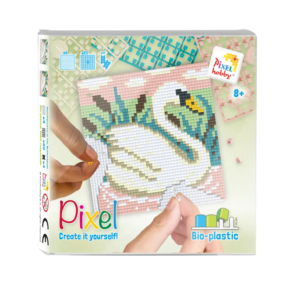 Pixel classic set zwaan