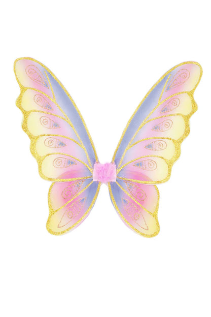 Glitter regenboog vleugels