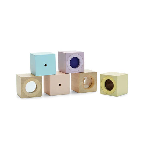 PlanToys sensory blocks pastel