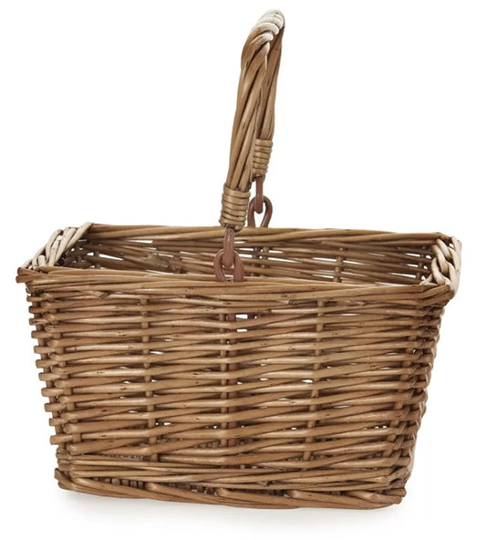 Rieten boodschappenmandje