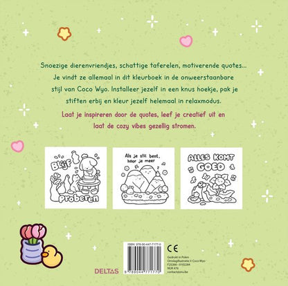 Cozy vibes cute & comfy kleurboek