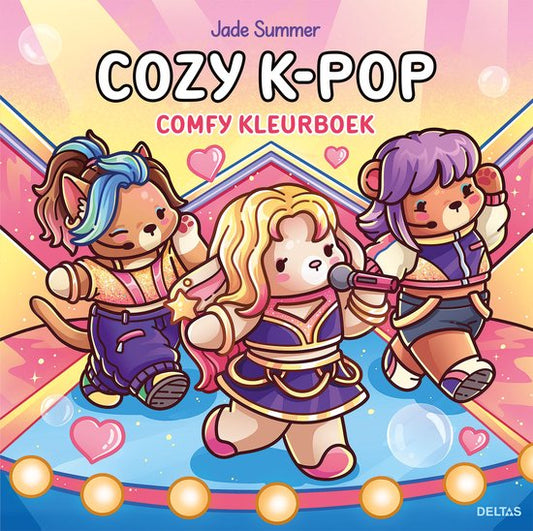 Cozy K-Pop comfy kleurboek