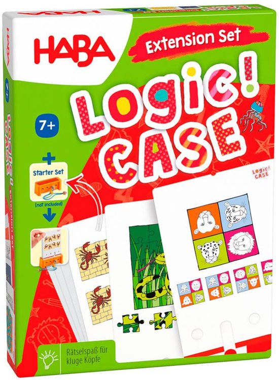 Haba Logic case extension set gevaarlijke dieren 7+