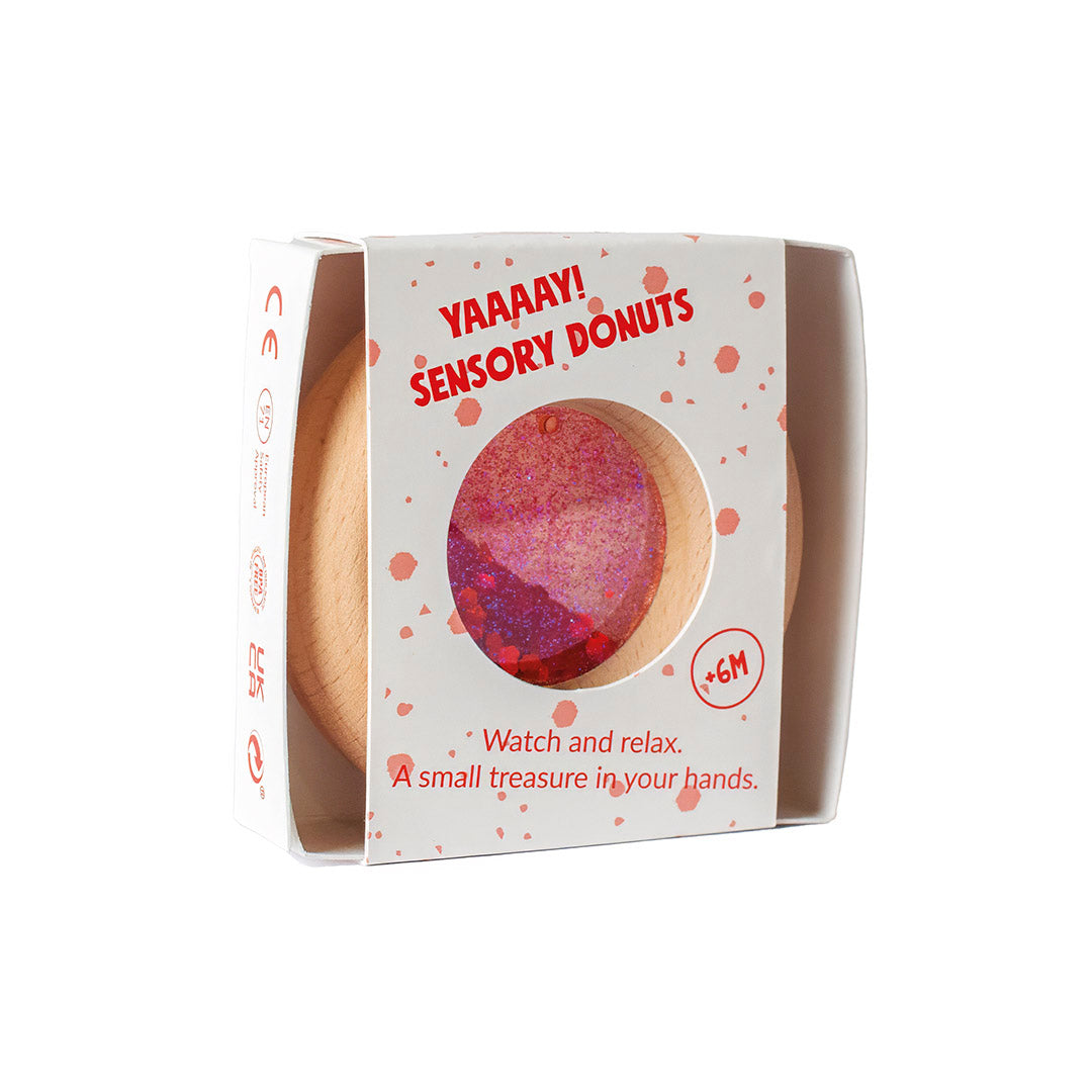 Petit Boum sensorische donut rood