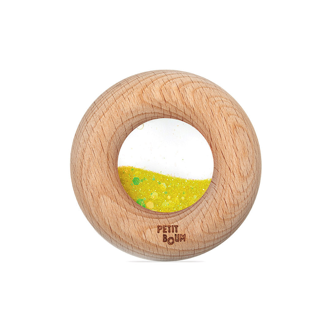 Petit Boum sensorische donut geel