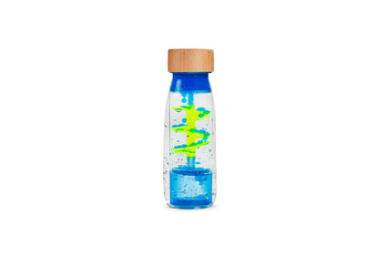 Petit Boum sensorische fles spiraal blauw