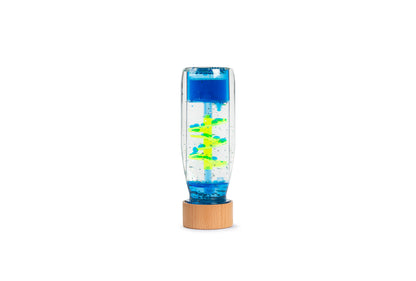 Petit Boum sensorische fles spiraal blauw