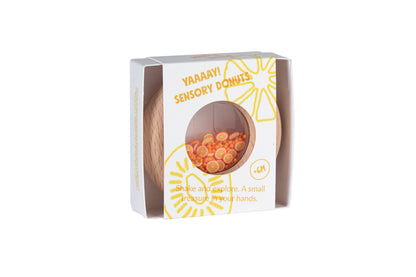 Petit Boum sensorische donut sinasappels