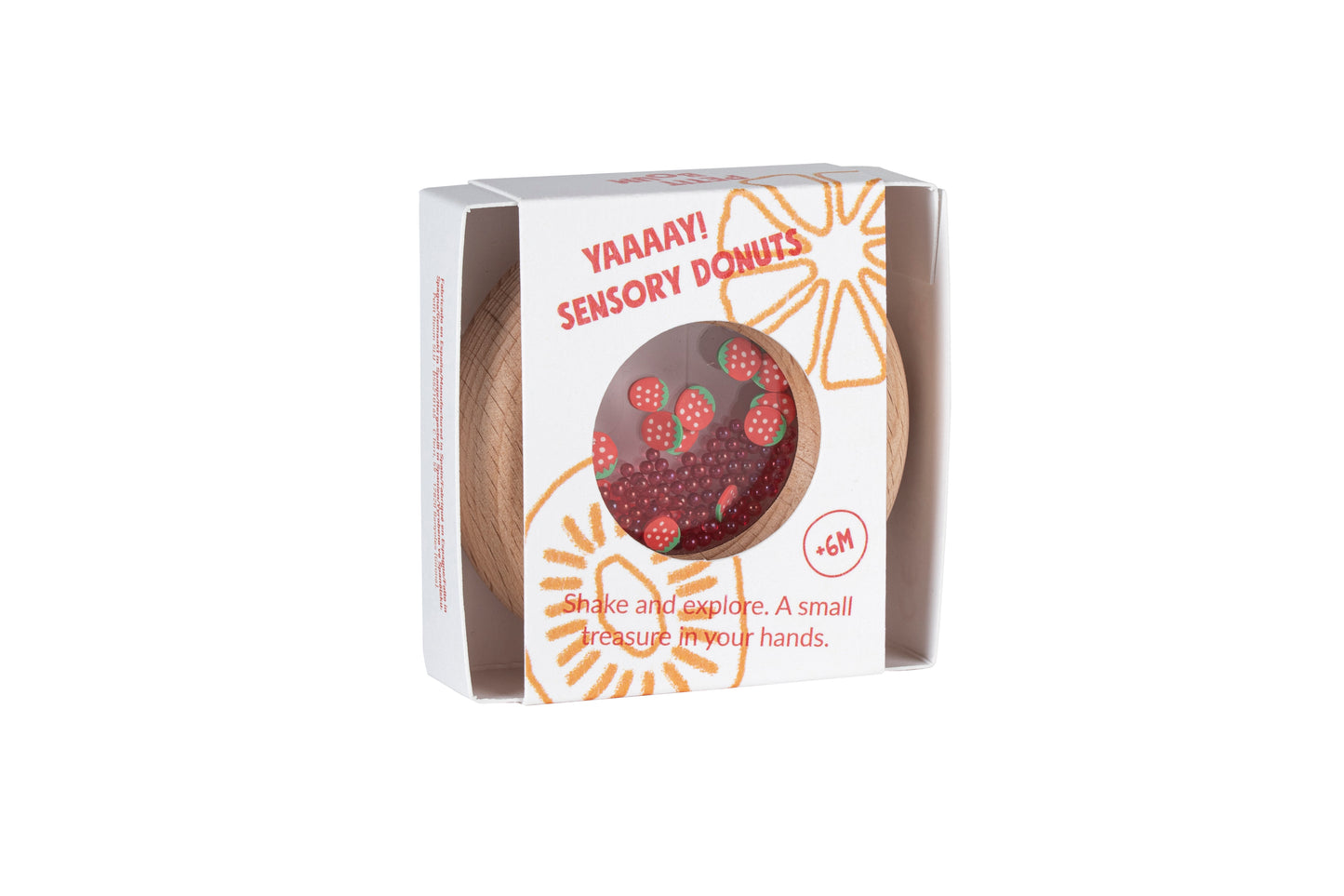 Petit Boum sensorische donut aardbei