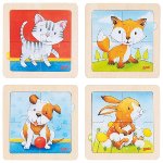 Goki puzzel babydieren konijn