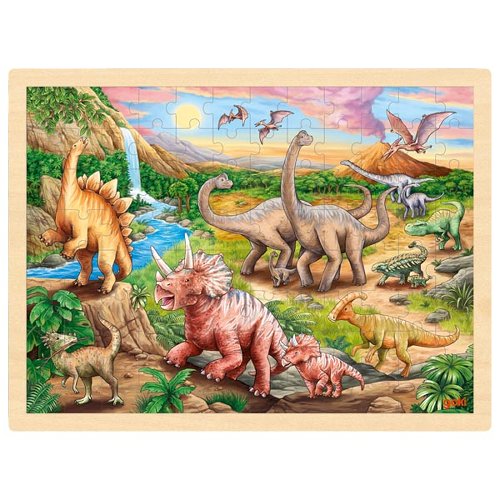 Goki puzzel dinosaurussen 96 stukjes