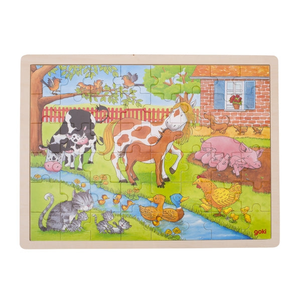 Goki leven op de boerderij puzzel 48 stukjes