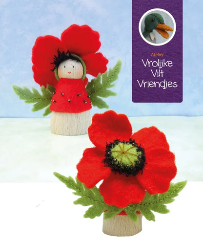 Klaproos bloempopje