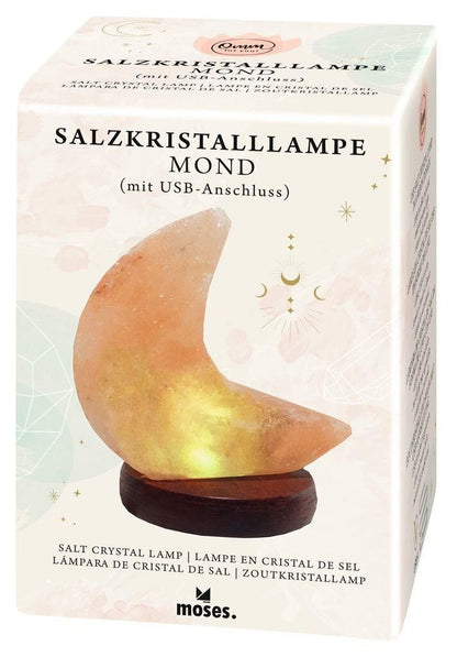 Lamp zoutkristal maan