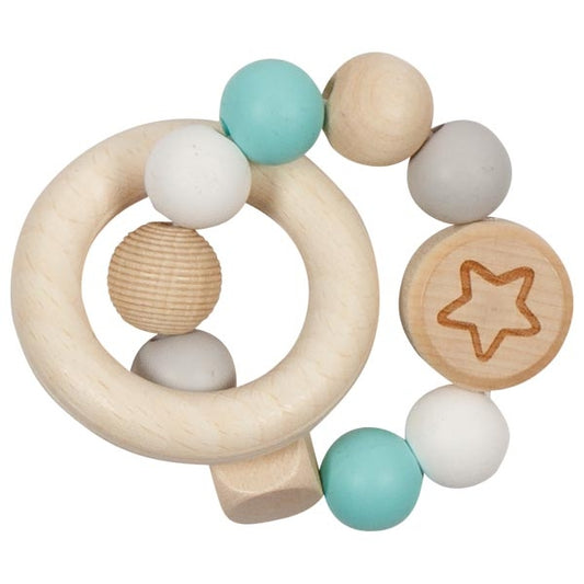 Goki grijpspeeltje turquoise