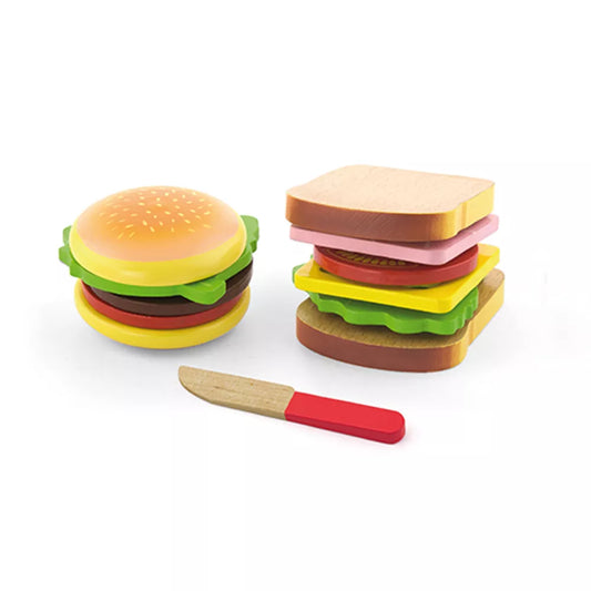 Hamburger & sandwich snijset