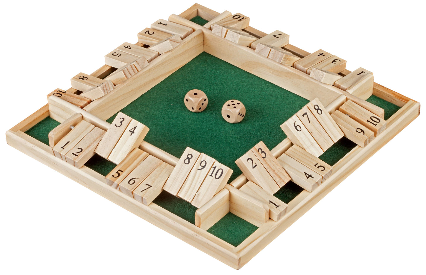 Shut the box 4 spelers