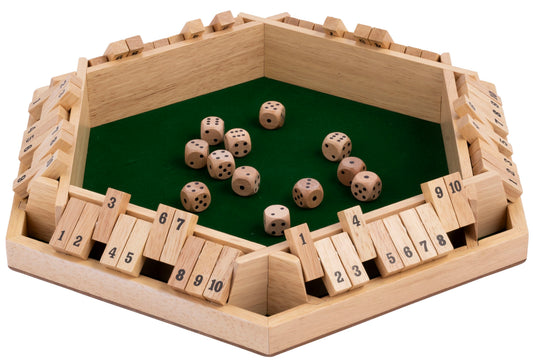 Shut the box 6 spelers