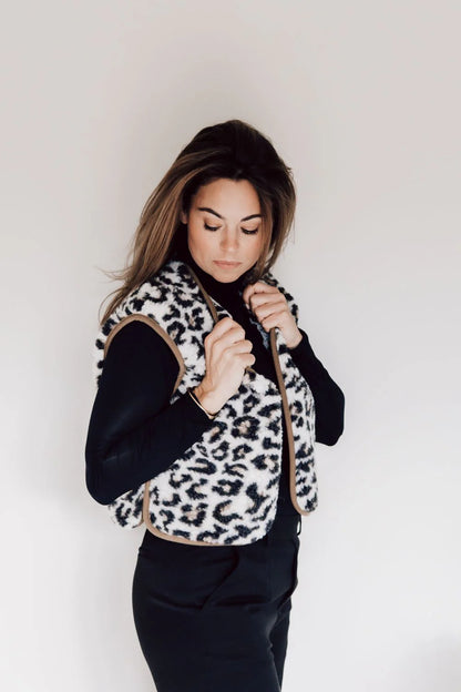 Gilet camino leopard