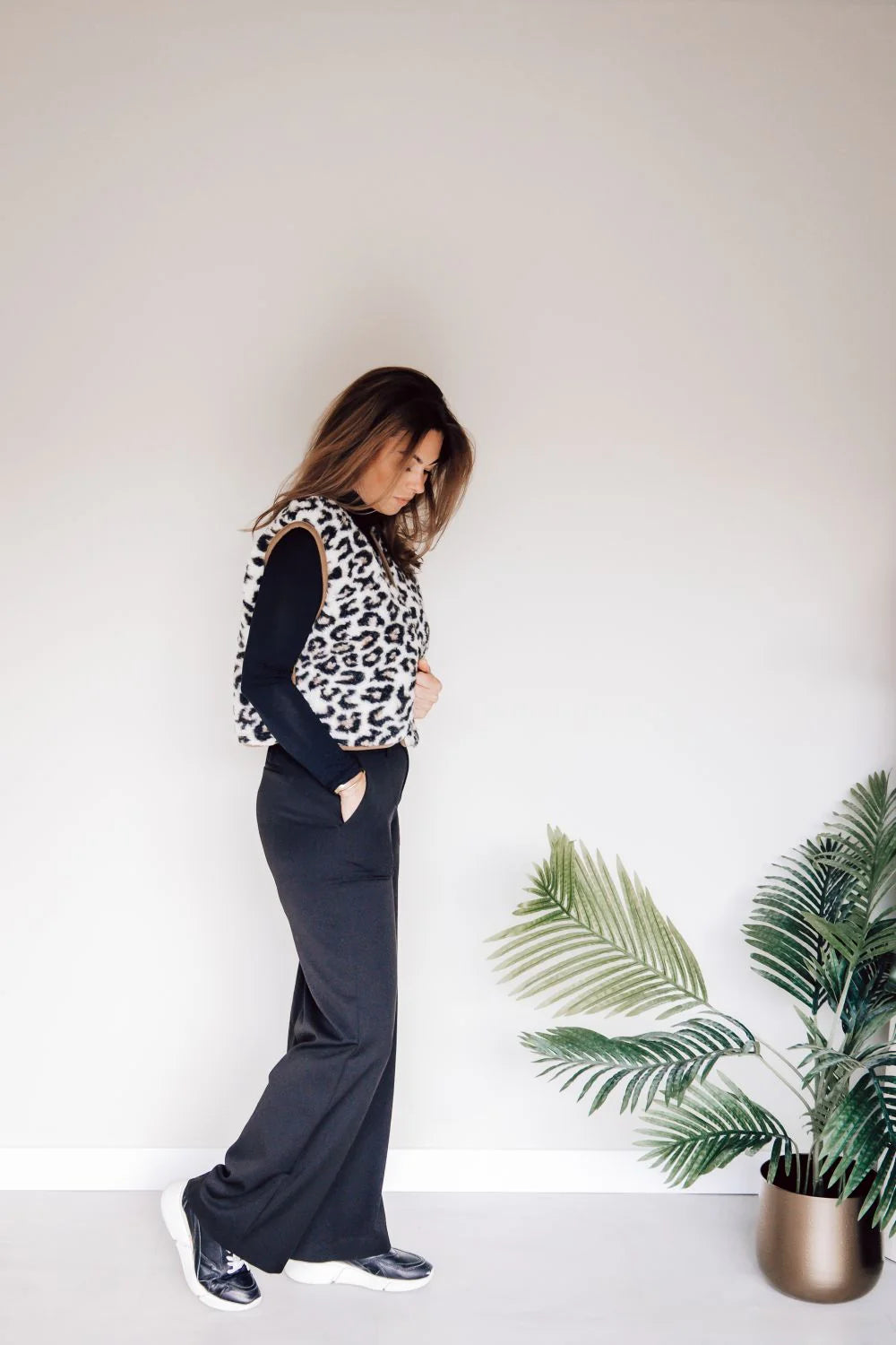 Gilet camino leopard