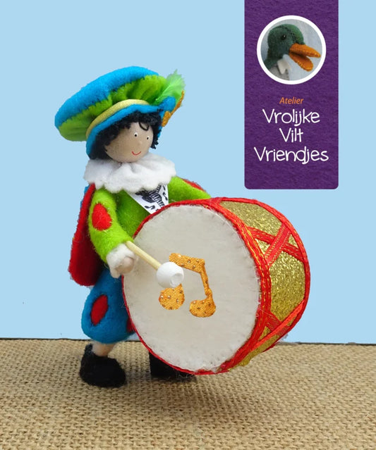 Muziekpiet grote trom