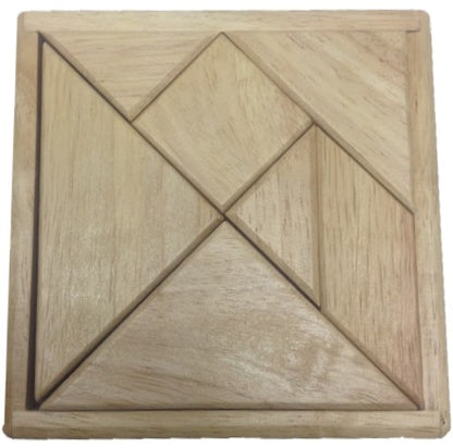 Tangram rubberhout