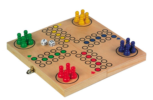 Opklapbaar houten ludo