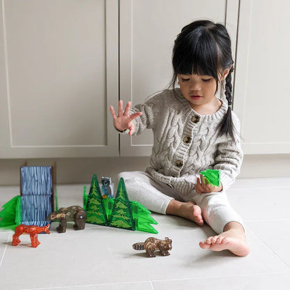 Magna-tiles forest animals