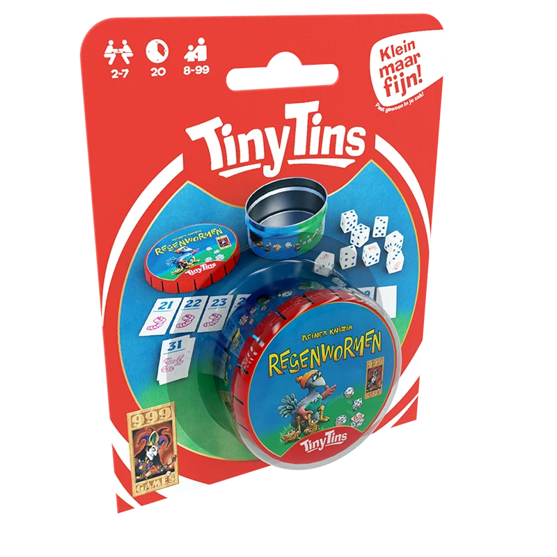 Tiny tins regenwormen