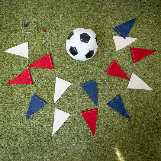Viltslinger vlag rood wit blauw