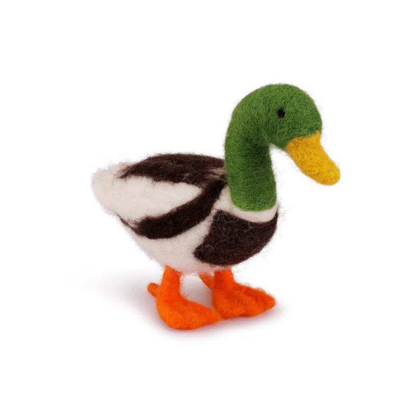 Decoratie eend wilde eend woerd