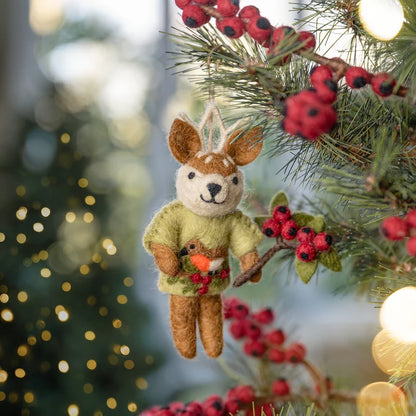 Hanger hert English christmas lichtgroen