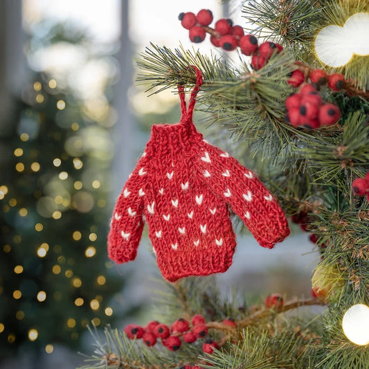 Hanger trui donkerrood