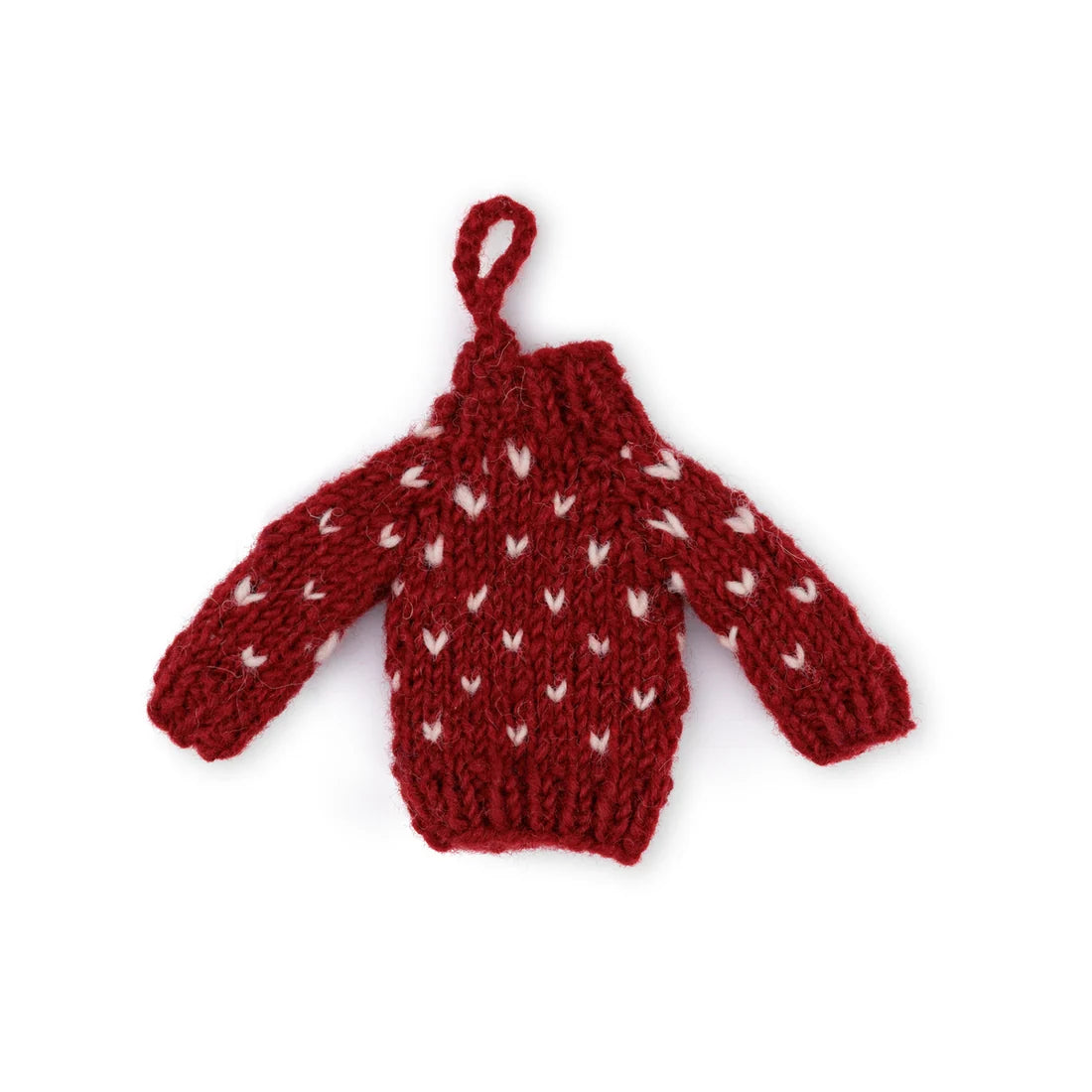 Hanger trui donkerrood